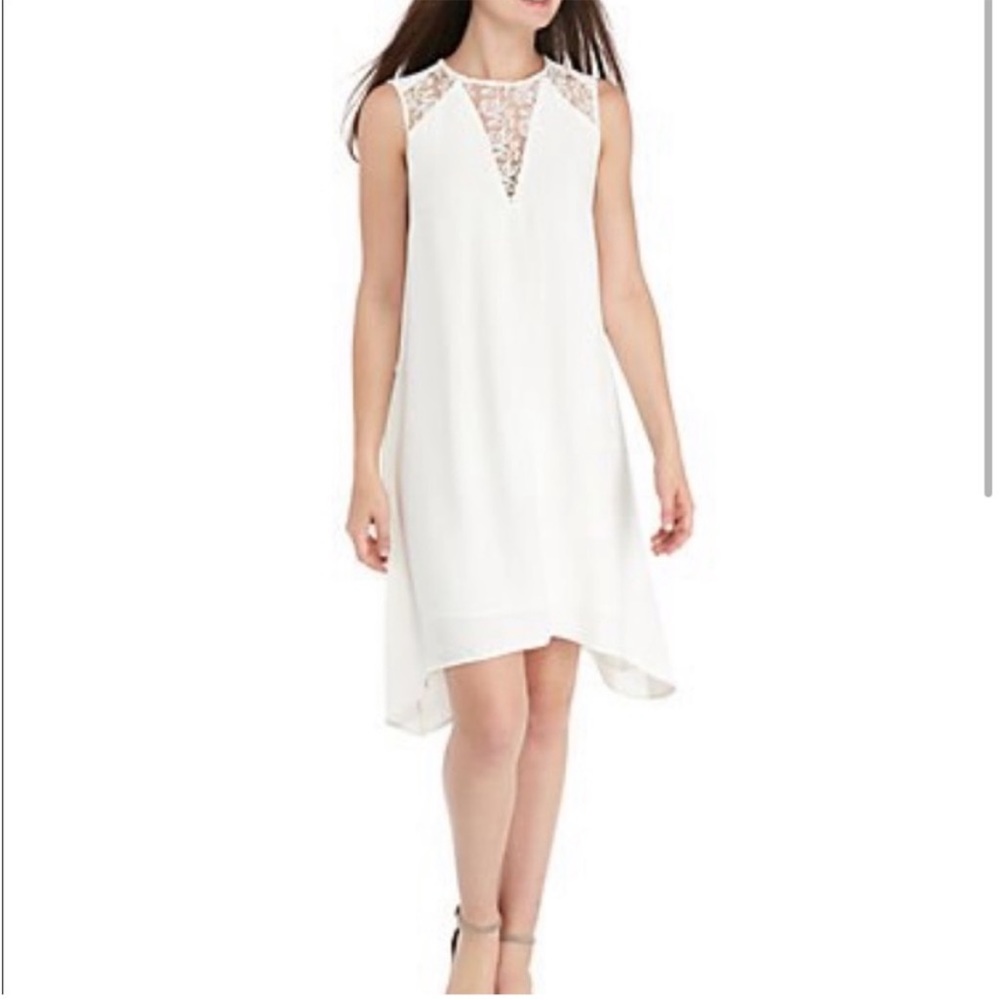 French Connection Hennessy Drape Dress in White Women’s size 6